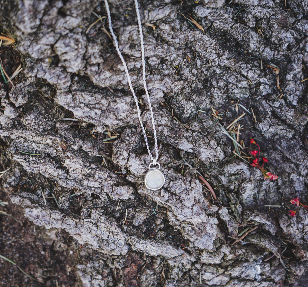 Grey Moonstone Necklace