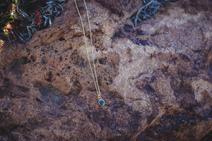 Black Fire Opal Necklace