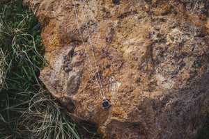 Silver Sheen Obsidian Necklace