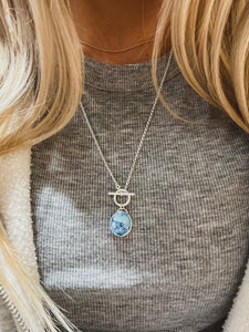 Golden Hill Turquoise Toggle Necklace