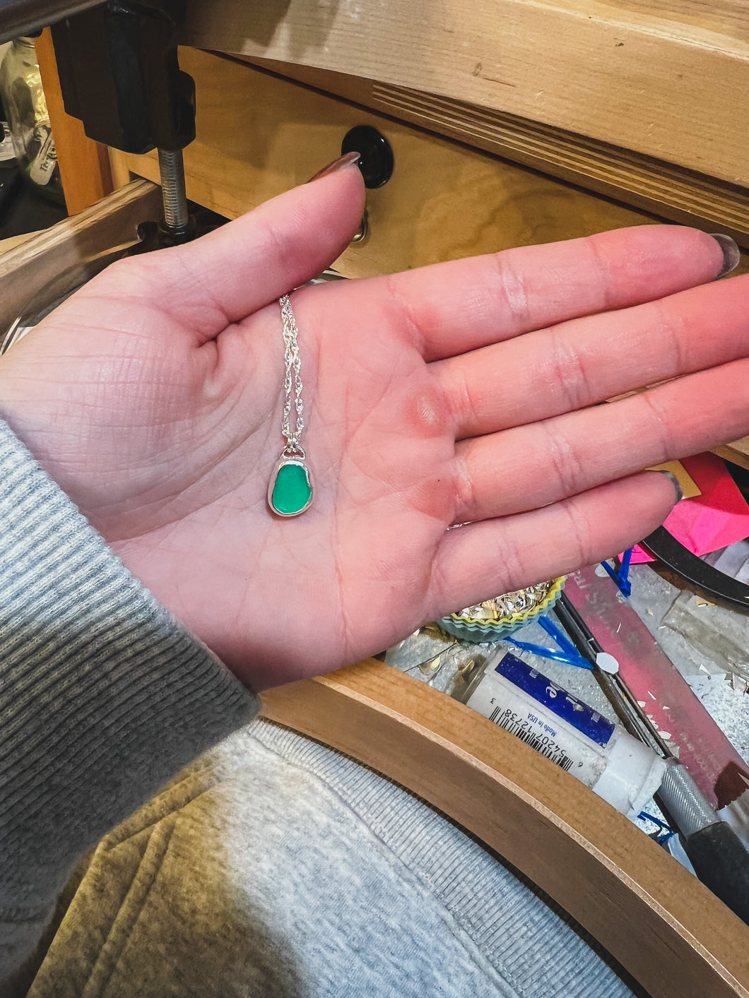 Chrysoprase Necklace