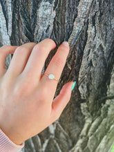 Load image into Gallery viewer, Gold Fill White Opal Ring (size 8)
