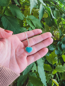 Turquoise Heart Necklace