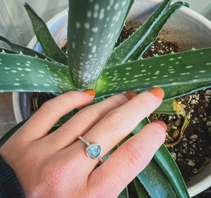 Aquamarine Ring (size 7)