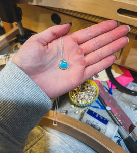 White Water Turquoise Necklace