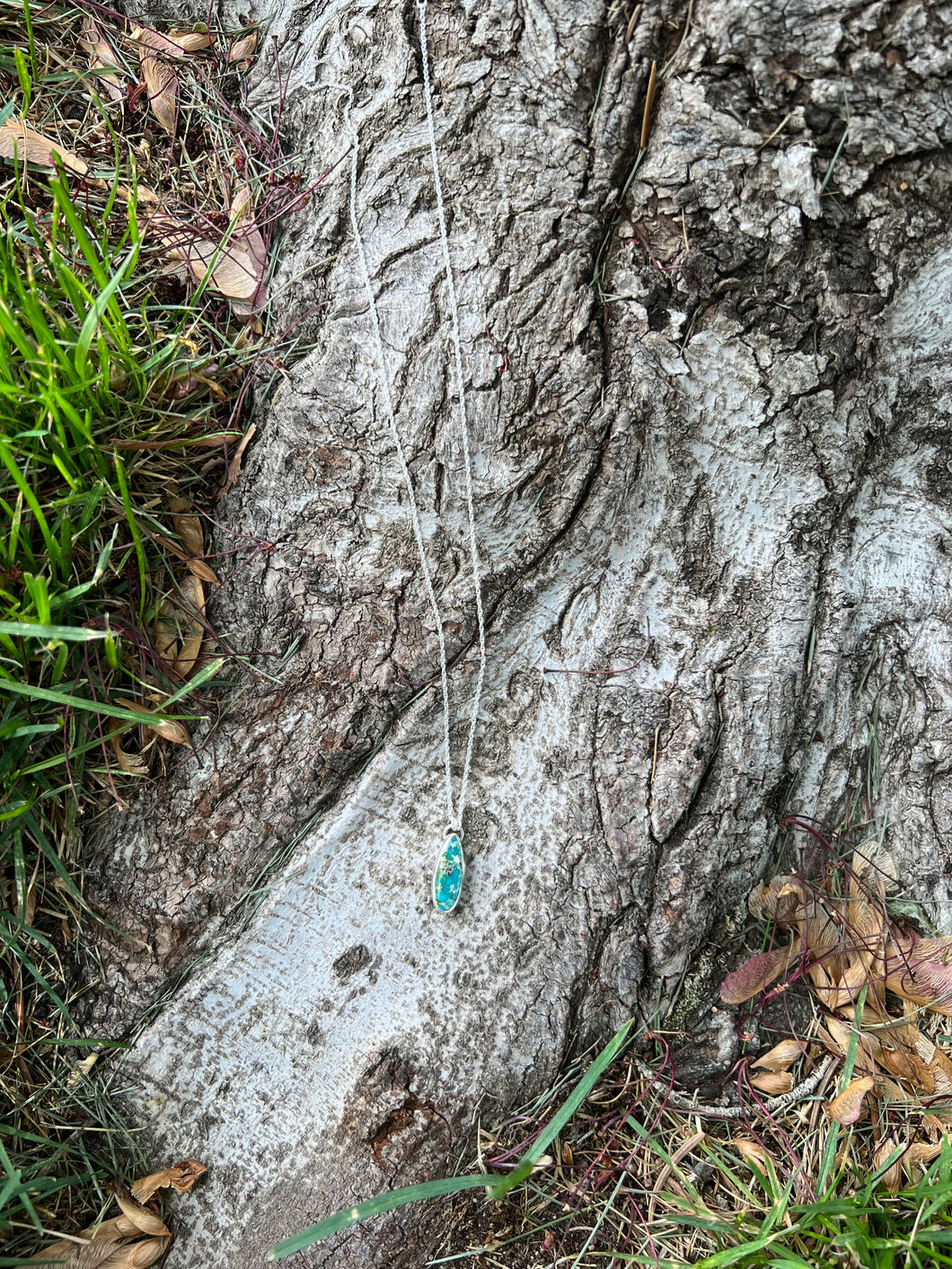 White Water Turquoise Necklace