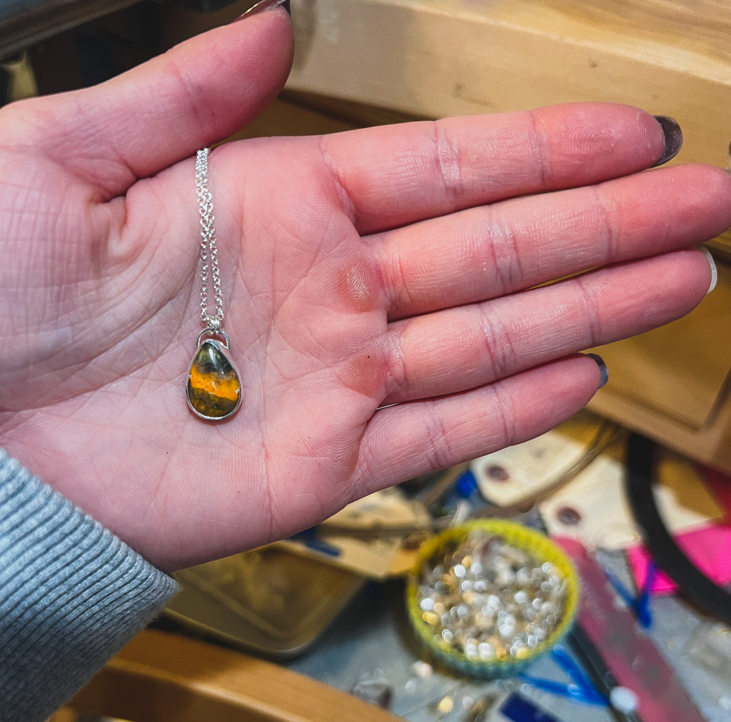Bumblebee Jasper Necklace
