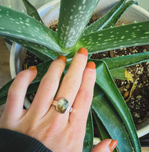 Load image into Gallery viewer, Aquamarine Ring (size 7)
