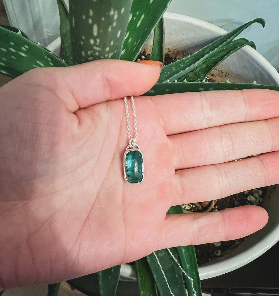 Green Kyanite Necklace