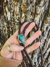 Load image into Gallery viewer, Nevada Turquoise Bolo Tie

