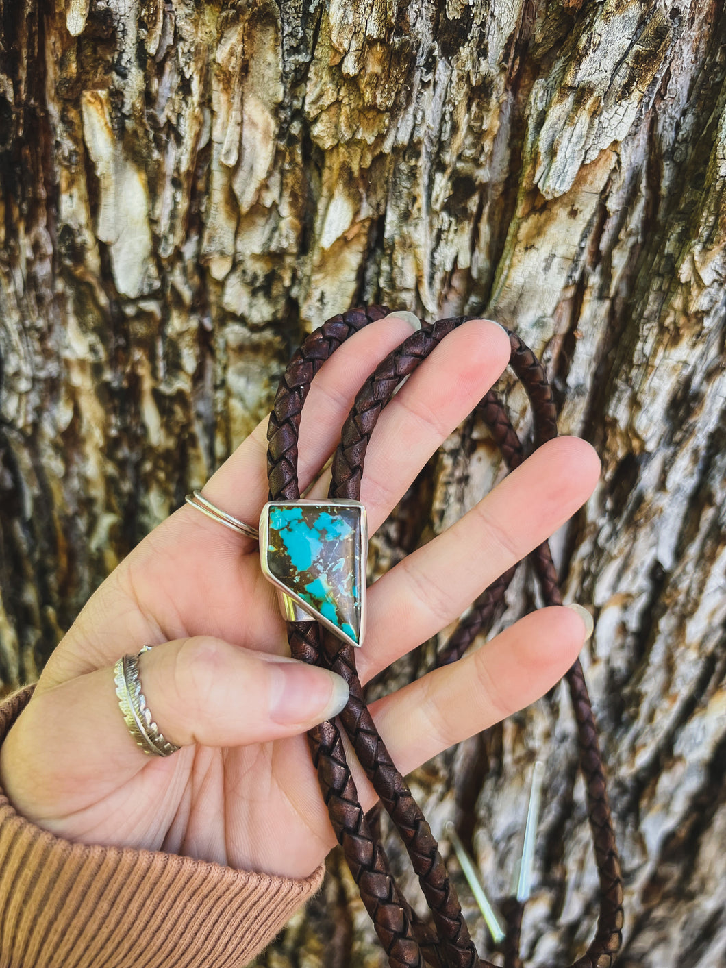 Nevada Turquoise Bolo Tie